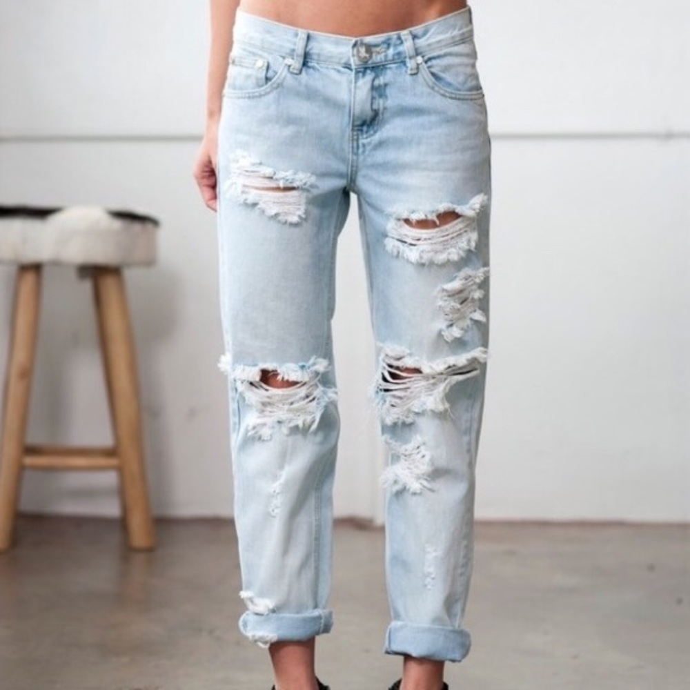 One Teaspoon Boyfriend Fit Jeans